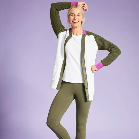 Talbots Colorblock Cardigan - Picture 3 of 5